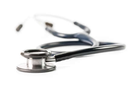 Stethoscope for the medical equipment isolated on white background