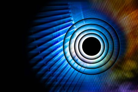 Abstract machine background for technology and industry conceptの写真素材