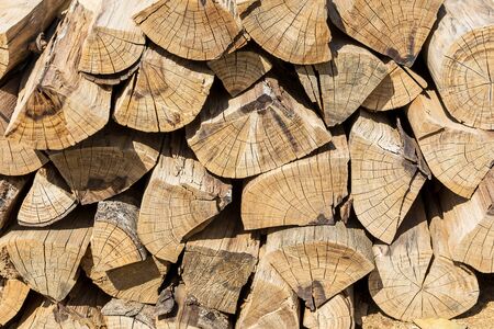 Pattern of the wooden section for background and texture
