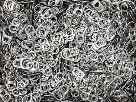Aluminum ring pull can opener for recycling to make prosthetics for disabled person