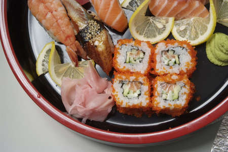 sushi japanese foodの写真素材