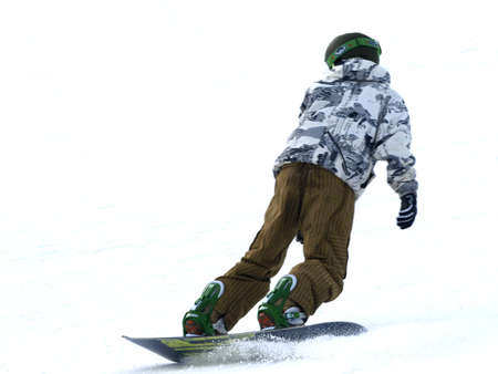 sakateboard in candanchu (spain)の写真素材