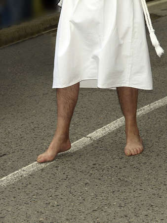 Picaos penitents in San Vicente de la Sonsierra  La Rioja  during the celebration of the Holy Easter 2012のeditorial素材