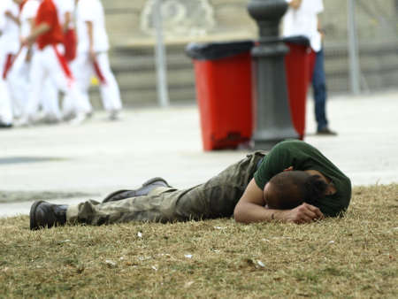 san fermin in Pamplonaのeditorial素材