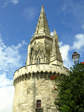 old lighthouse in La Rochelle  France の写真素材