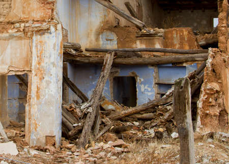 the old memorial of belchite in aragon
