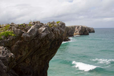 the coast of the cantabric sea in Santander