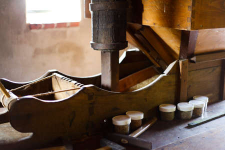 Old scale in an old windmill