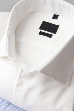 stack with colorful  business shirts for menの写真素材