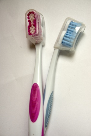 Toothbrush for twoの写真素材