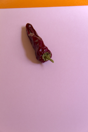Dry red pepper for cookingの写真素材