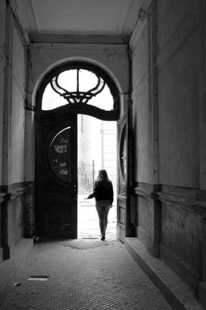 poetic courtyards of the old cityの写真素材