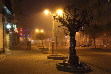 City at nightのeditorial素材