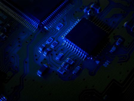 pay in the ultraviolet lightの写真素材