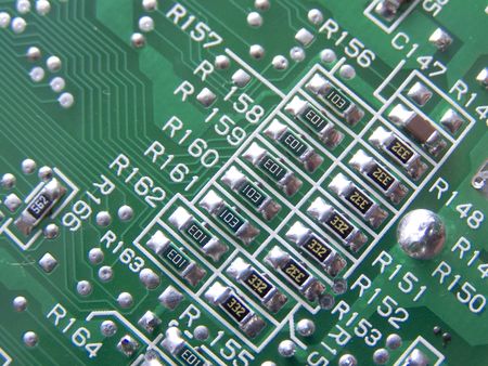 pay with resistances, condensers, diodes