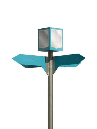 pointer, blank, blue, steel, cube, white, isolated, design elementの写真素材