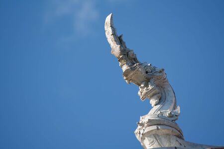 Naga statue in thailandの写真素材