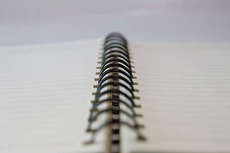 blank page notebookの写真素材
