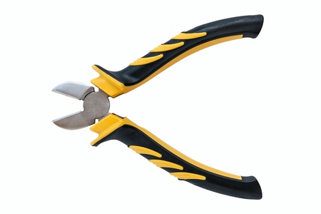 Nippers  On a white background の写真素材