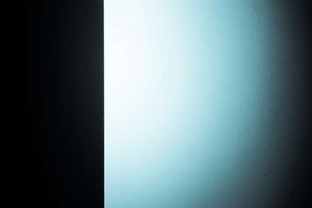 Cyan wallの写真素材