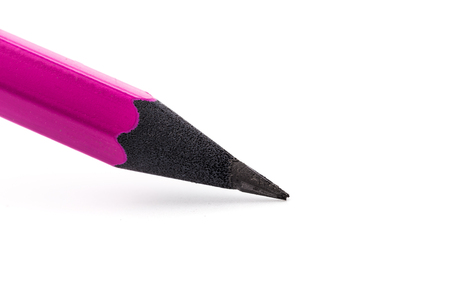 Amazing isolated pencil on pure white background, close upの写真素材