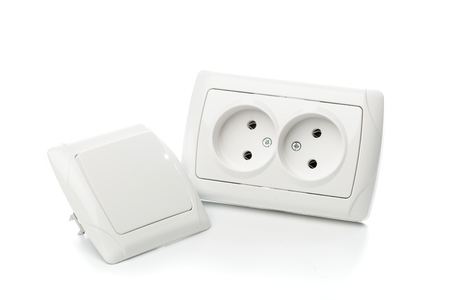 white socket isolated