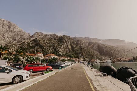 Montenegro, Kotor - November 30, 2018.kotor quay - Imageのeditorial素材