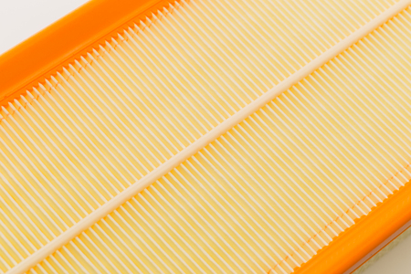 air car filter close up view