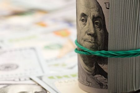 100 usa dollar bills , image