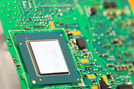 PVB mother board  isolated on white - Image