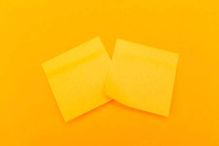 colour sticker note on colour background  - Image