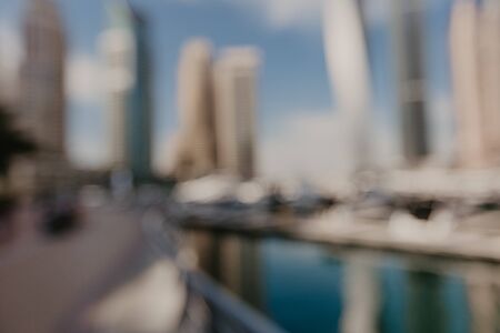 blurred background skyscrapers city - Imageの写真素材