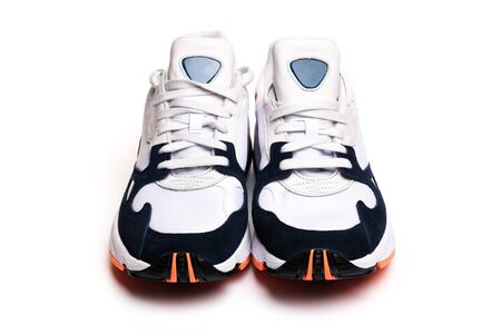 new sneakers isolated on white background - Imageの写真素材