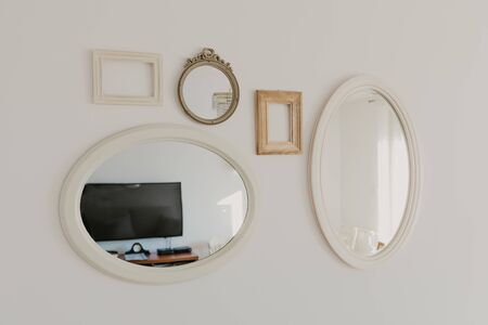 collection of frames  for pictures and mirrors - Imageの写真素材
