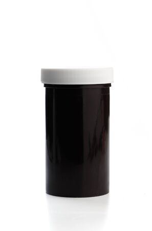 Pharmacy bottle for medical products, pills, drugs, ointment and cream - Imageの写真素材