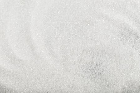 Close up of white  sugar texture backgroundの写真素材