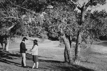 Young happy  couple in love  outdoor - Image