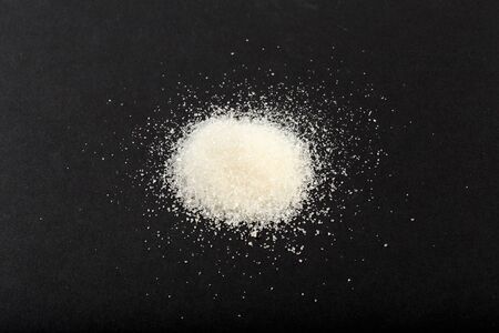 sugar isolated on black background - Imageの写真素材