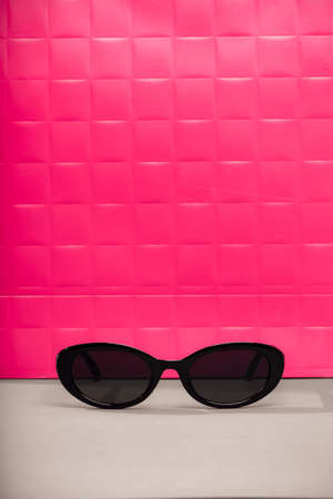 fashion sunglasses with uv protectionの写真素材