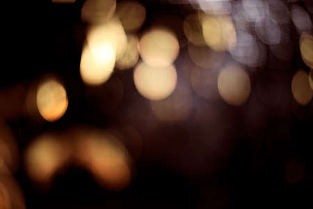 bokeh of lights on black background