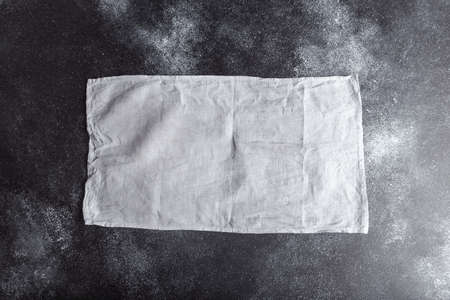 crumpled fabric on grunge background