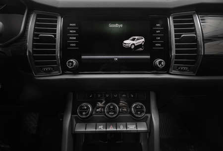 multifunctional rotary button car interior parts .の写真素材