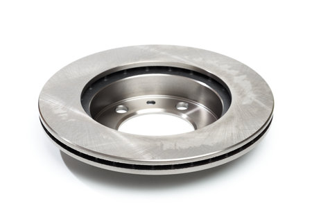 brake disc isolated on white background - Imageの写真素材