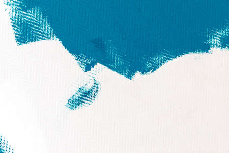 hand painting wall with paint roller. Painting apartment, renovating with color paintの写真素材