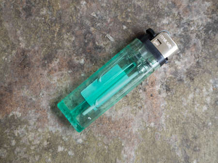 lighter on white backgroundの写真素材