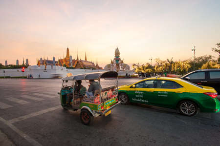 BANGKOK - THAILAND, DECEMBER 28 : Grand Palace Temple, Landmarks of Bangkok on 28 December 2015,...