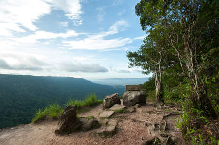 Pha Diew Dai at Khaoyai national parkの写真素材