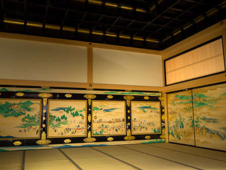 Traditional Japanese style,Interior of a traditional Japanese roomのeditorial素材