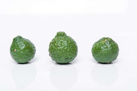 Bergamot fruit : Bergamot on white background.