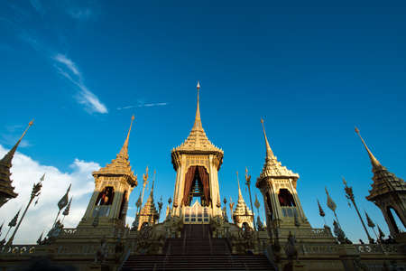 Bangkok, Thailand - October 20, 2017 The Royal Creation Cereony for His Majesty King Bhuibol...